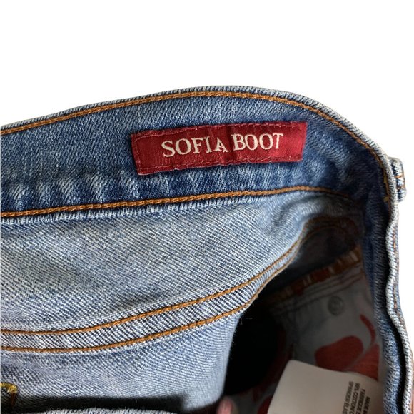 Lucky Brand Sofia Boot Ankle Womens Jeans Tag 8/29 Blue Cropped Mid-Rise W30xL30 - Picture 8 of 12